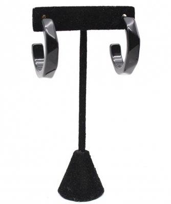 Fashion Hoop Earring ES700130 BLACK